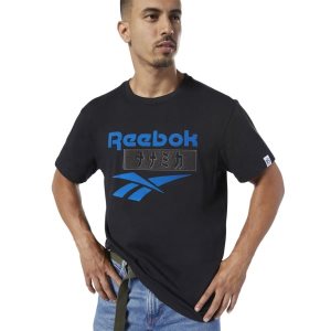 Reebok Nanamica Vector T Shirt Herren - Schwarz - DE 109-RQO